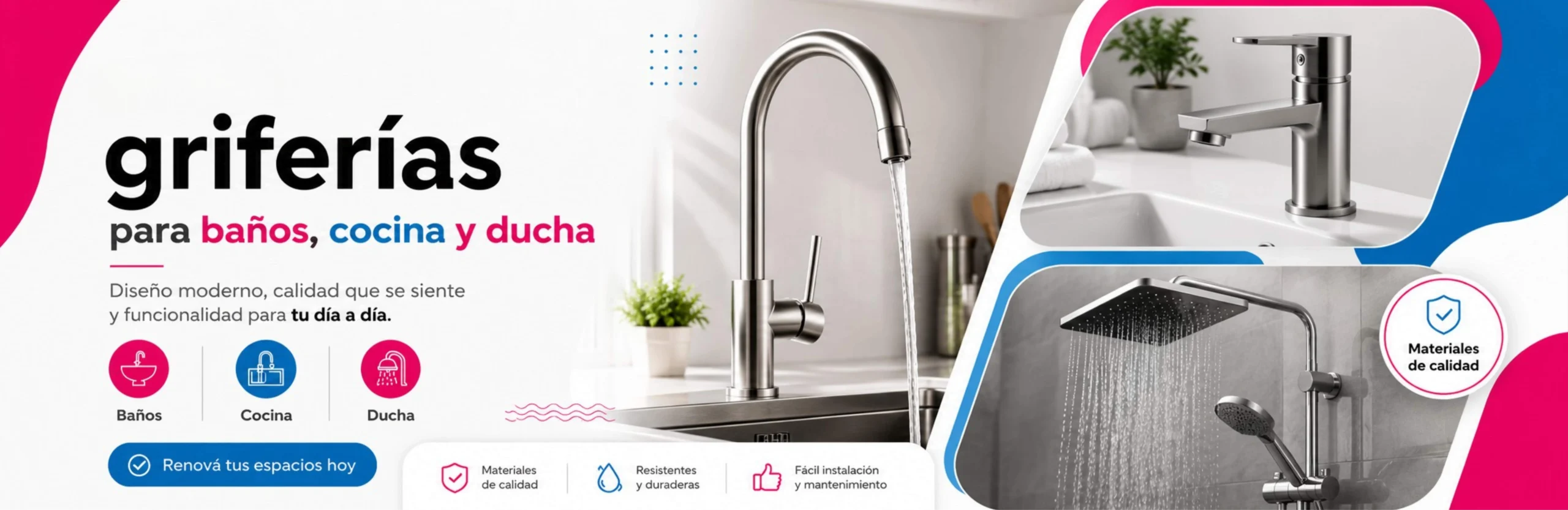 Productos sanitarios para tu negocio Griferia