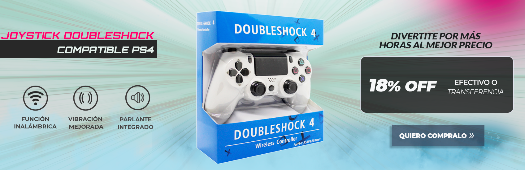 Joystick Doubleshock para PS4
