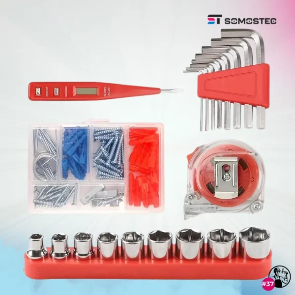 Kit de Herramientas Para el Hogar de 37 Piezas - Imagen 6