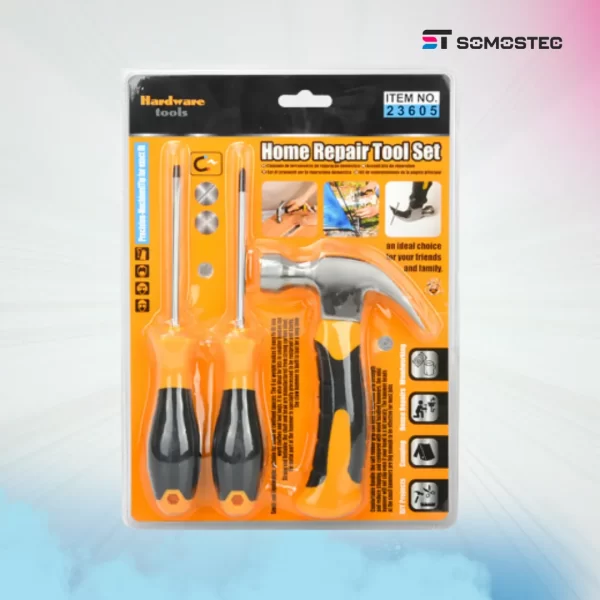 Set de Herramientas para Reparaciones con Destornilladores y Martillo (#23605)