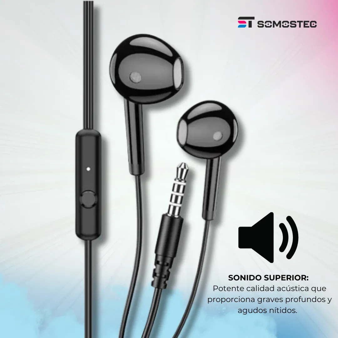 Auriculares con Micrófono KSC-1301 Negro - Imagen 2