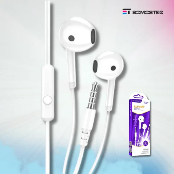 Auriculares con Micrófono KSC-1301 Blanco