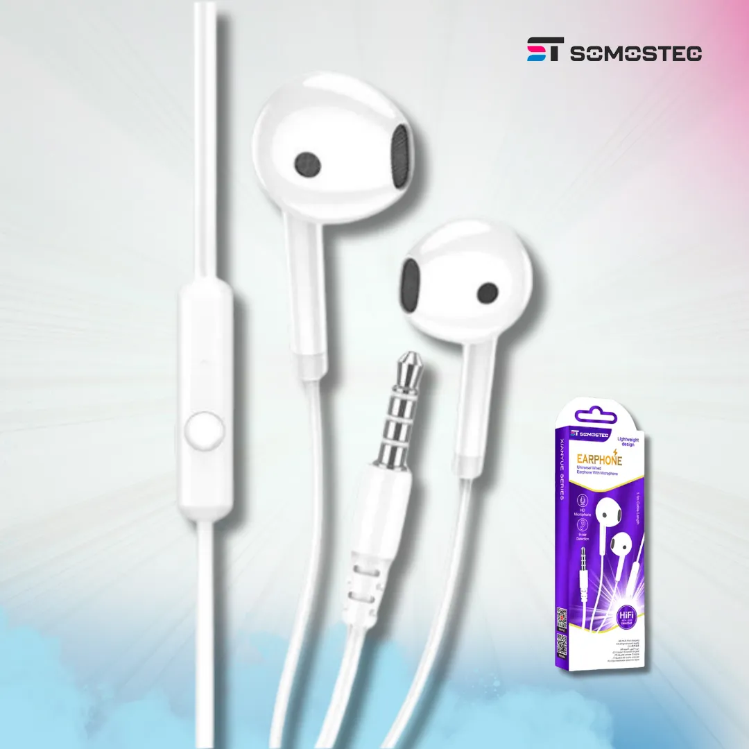 Auriculares con Micrófono KSC-1301 Blanco