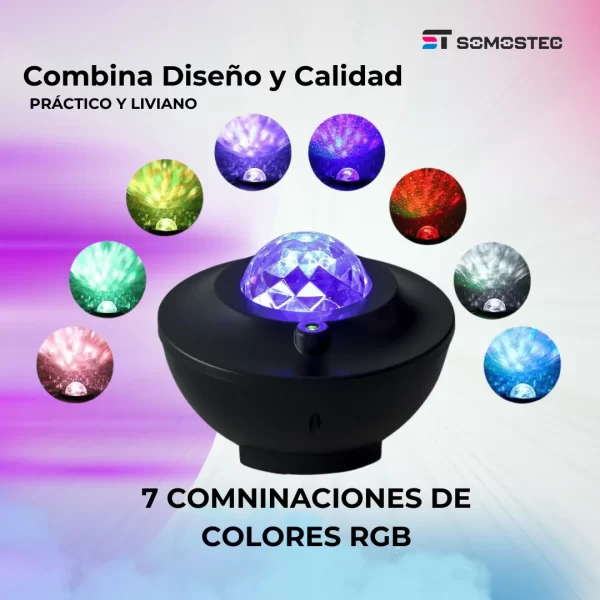 Proyector de Estrellas con Parlante Bluetooth - Imagen 7