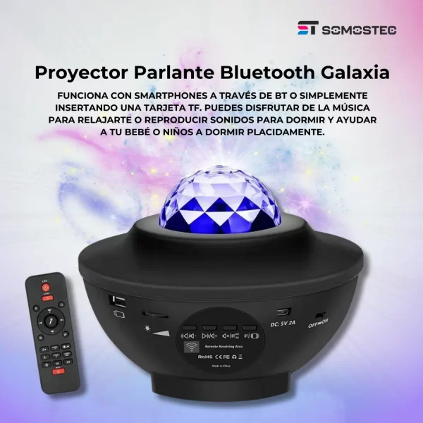 Proyector de Estrellas con Parlante Bluetooth - Imagen 4