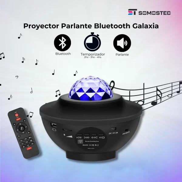 Proyector de Estrellas con Parlante Bluetooth - Imagen 5