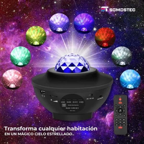 Proyector de Estrellas con Parlante Bluetooth - Imagen 3