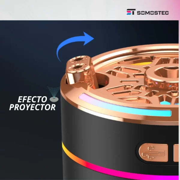 Humidificador con proyector de estrellas para auto - Imagen 3