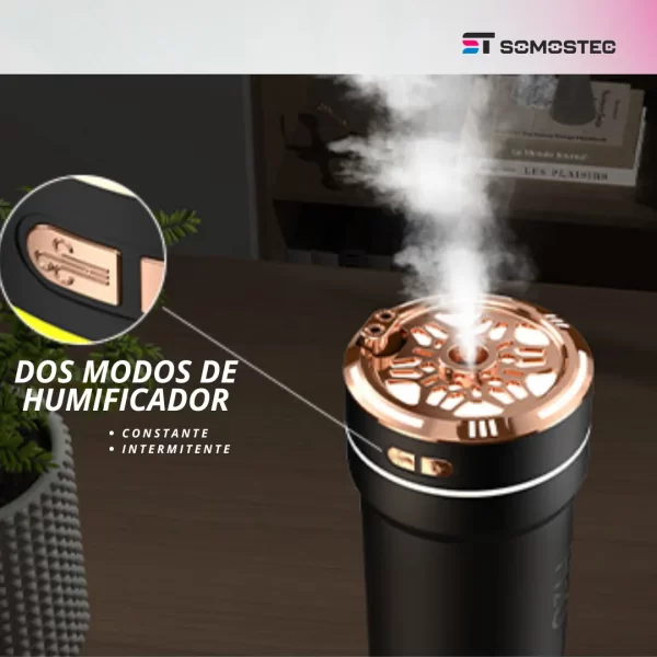 Humidificador con proyector de estrellas para auto - Imagen 2