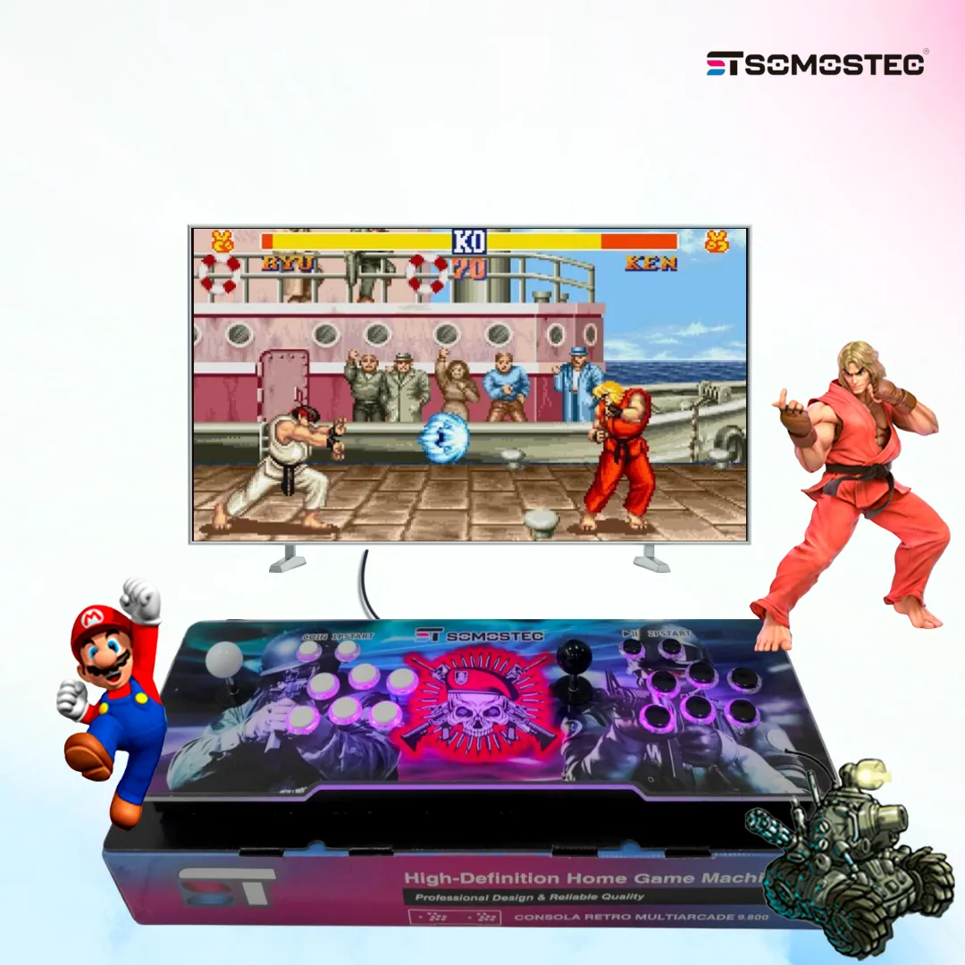🕹️ Tablero Arcade ST-9800 Pandora Box DX Counter – Sistema Multijuegos HD para 2 Jugadores (5 Estilos Intercambiables) 👾