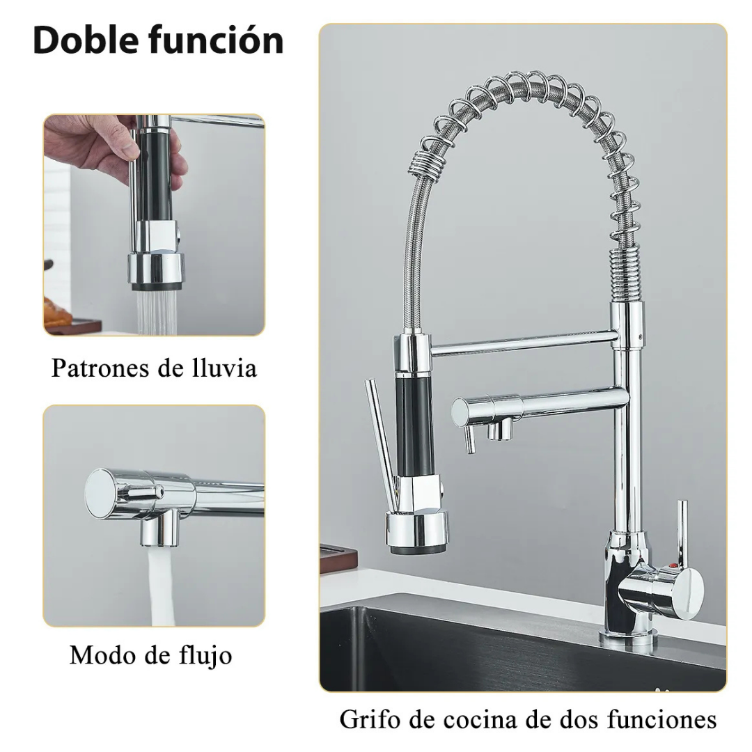MONOCOMANDO EXTENSIBLE GOURMET PLATA GF-01 - Imagen 3