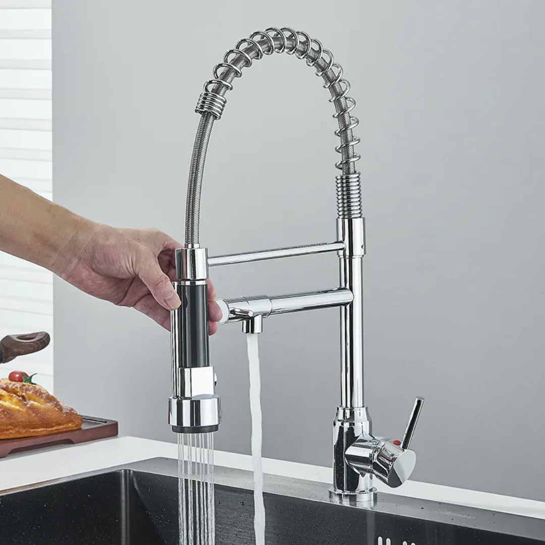 MONOCOMANDO EXTENSIBLE GOURMET PLATA GF-01