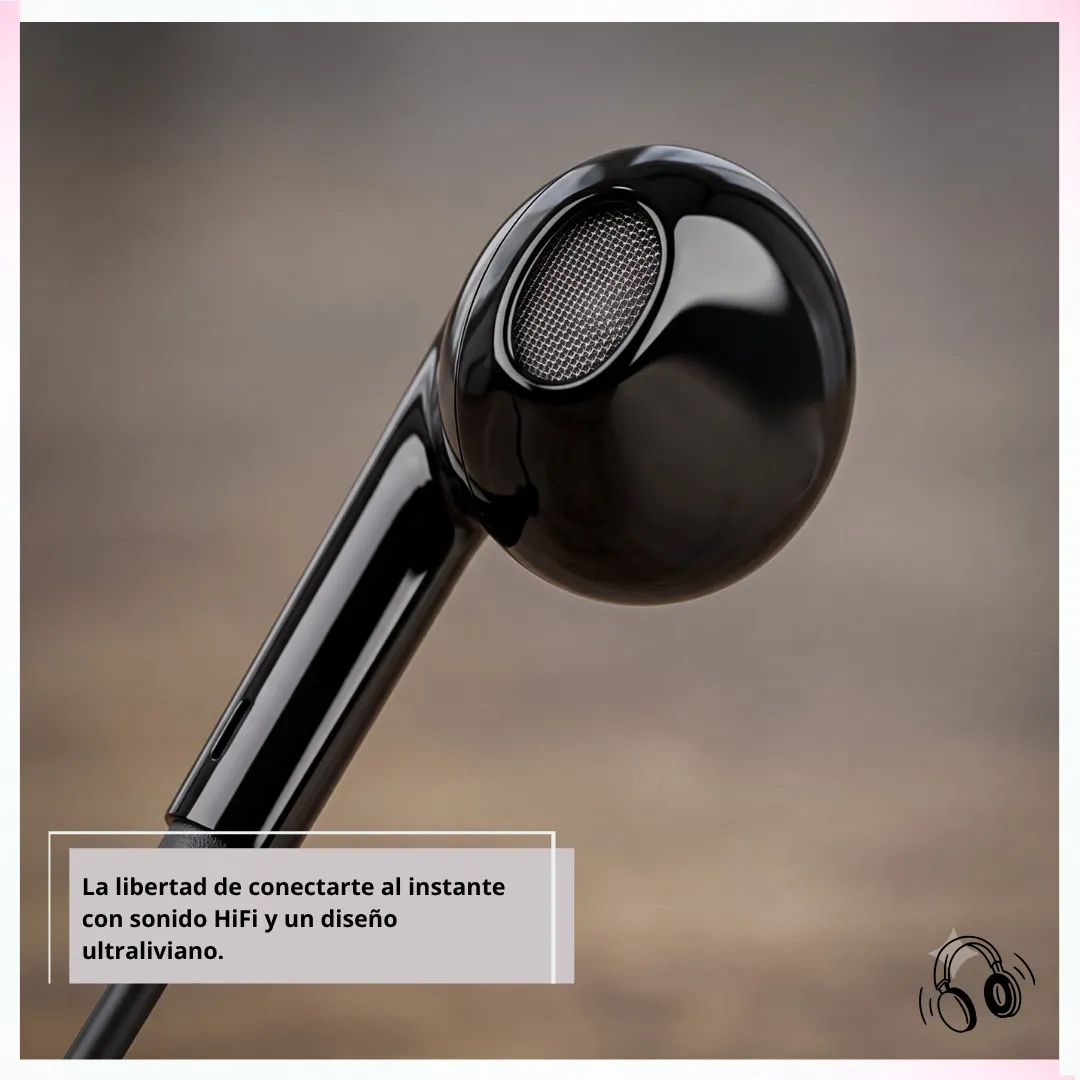 🎧 Auriculares Intraurales con Cable KSC1301 – Sonido HiFi y Micrófono HD (Conector Universal 3.5mm) 🔌 - Imagen 2