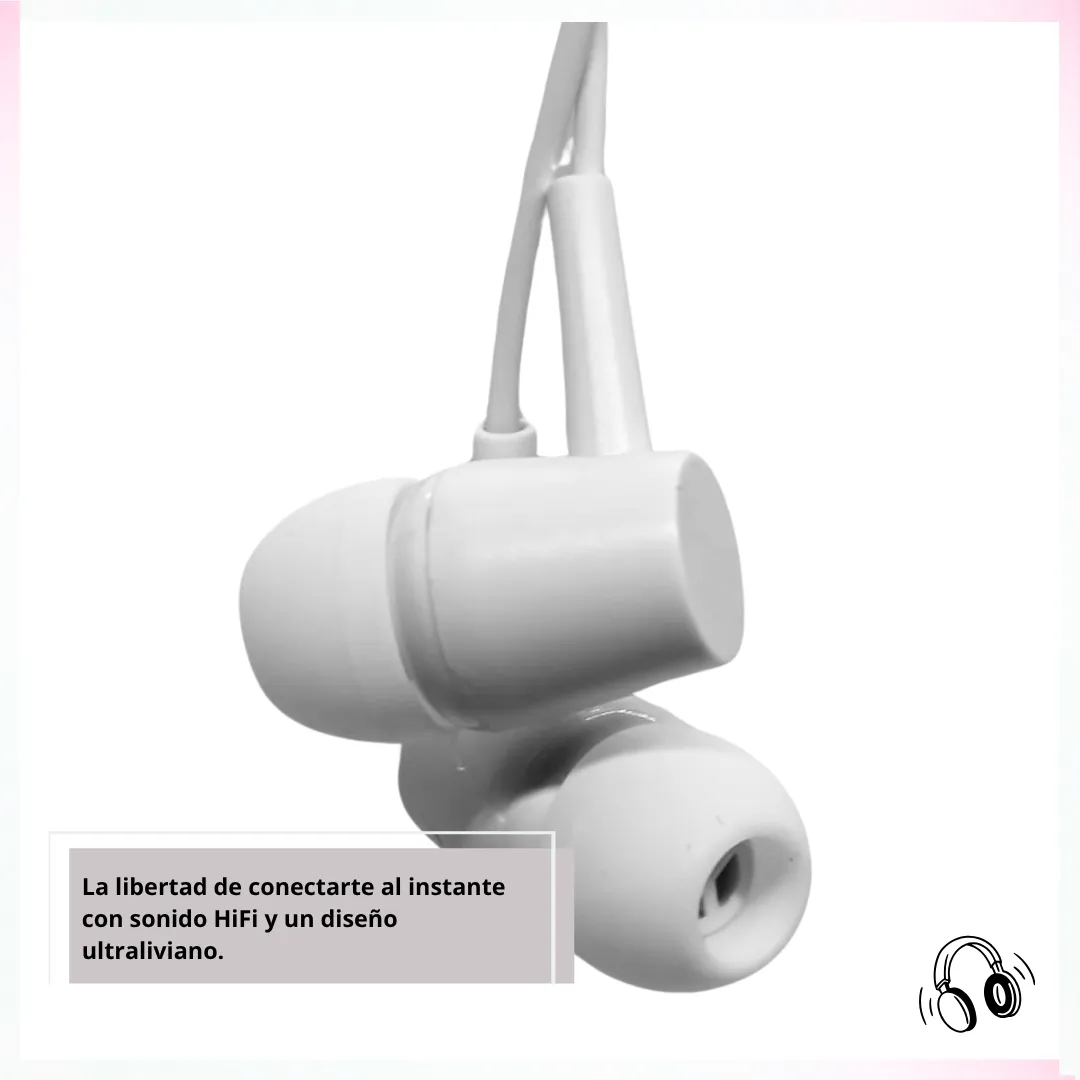 🎧 Auriculares In-Ear con Cable ST11 – Sonido Envolvente y Micrófono Integrado (Conector 3.5mm) 🔌 - Imagen 2