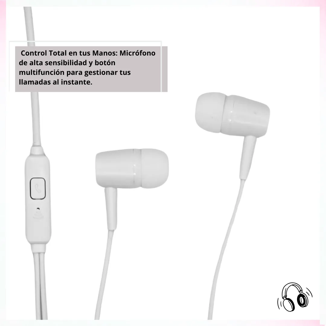 🎧 Auriculares In-Ear con Cable ST11 – Sonido Envolvente y Micrófono Integrado (Conector 3.5mm) 🔌 - Imagen 3
