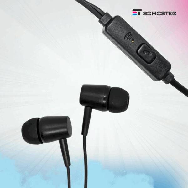 Auriculares con Micrófono ST 22 NEGRO