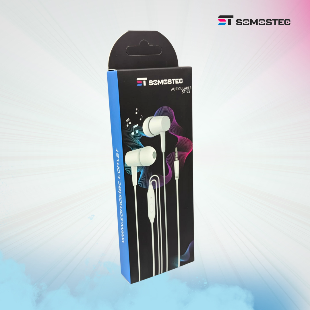 Auriculares con Micrófono ST 22 BLANCO - Imagen 3