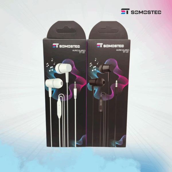Auriculares con Micrófono ST 22 NEGRO - Imagen 5