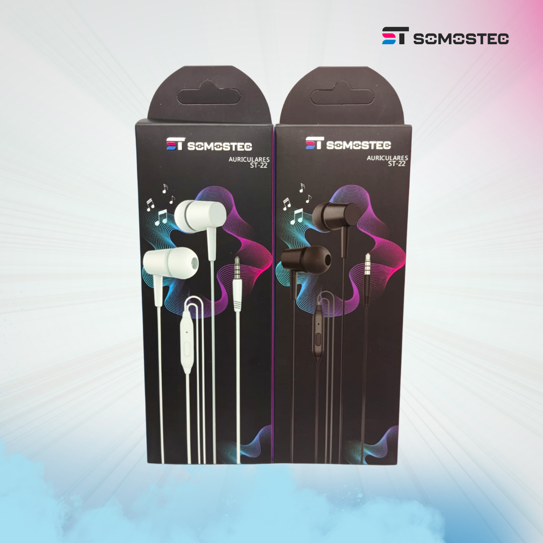 Auriculares con Micrófono ST 22 NEGRO - Imagen 5