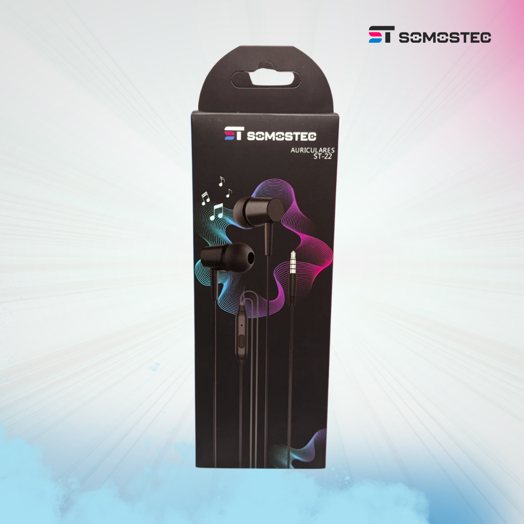 Auriculares con Micrófono ST 22 NEGRO - Imagen 4