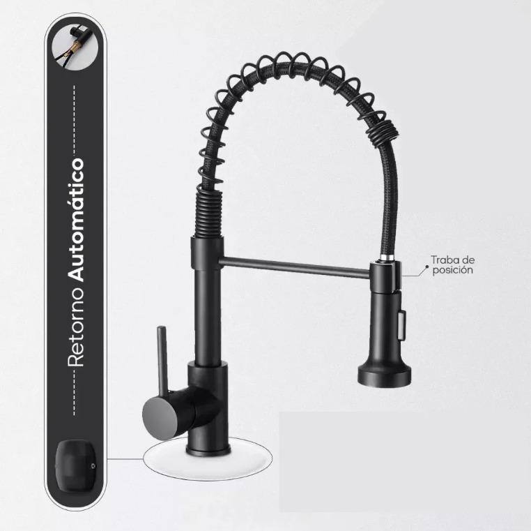 MONOCOMANDO EXTENSIBLE GOURMET NEGRA GF-025 - Imagen 3