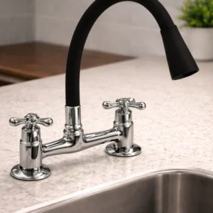 GRIFERIA MEZCLADORA CISNE FLEXIBLE ESTRELLA GF028