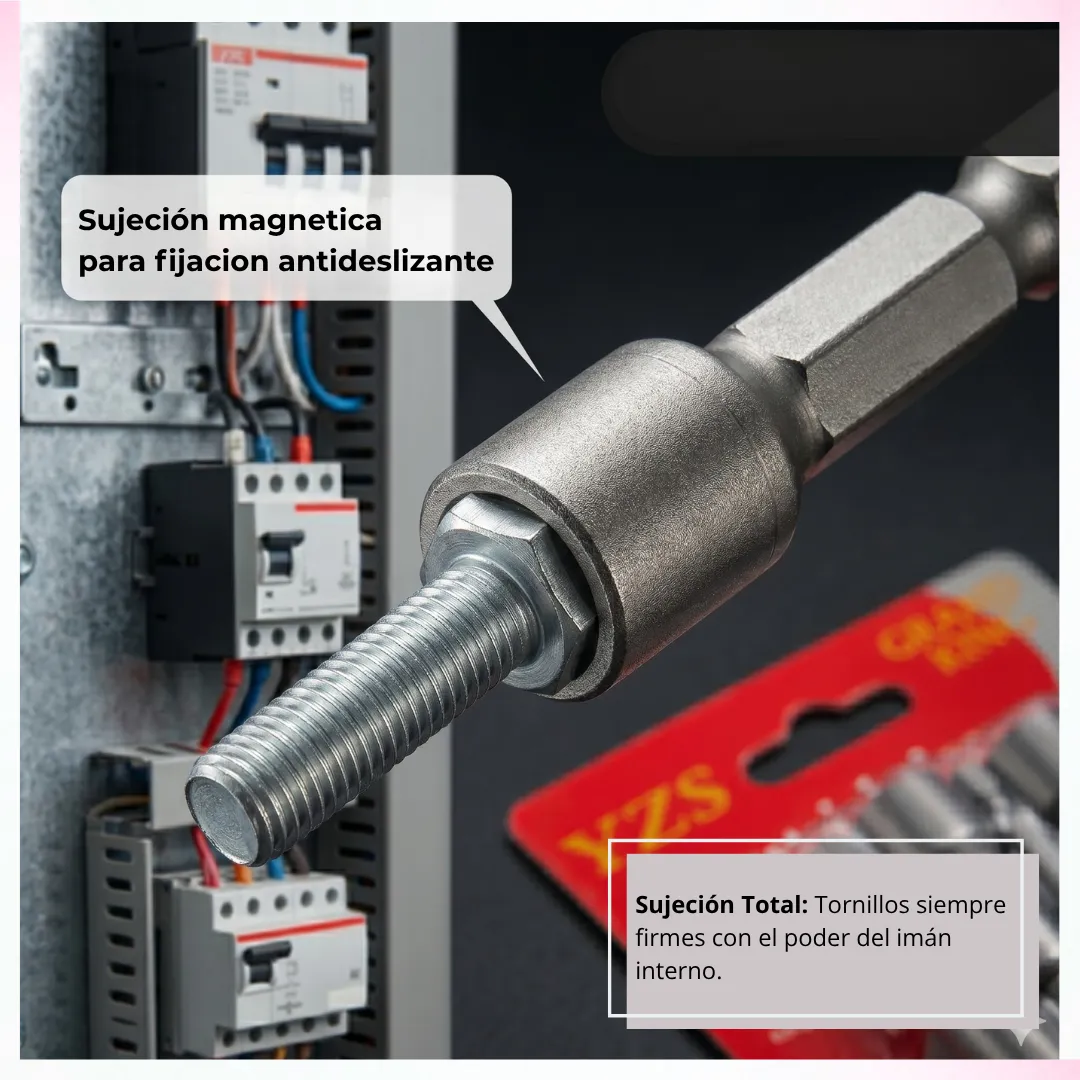 TUBO MAGNETICO 3/8" ECO 6.5 CM LARGO (X10 BLISTERS) COD-1010 - Imagen 4