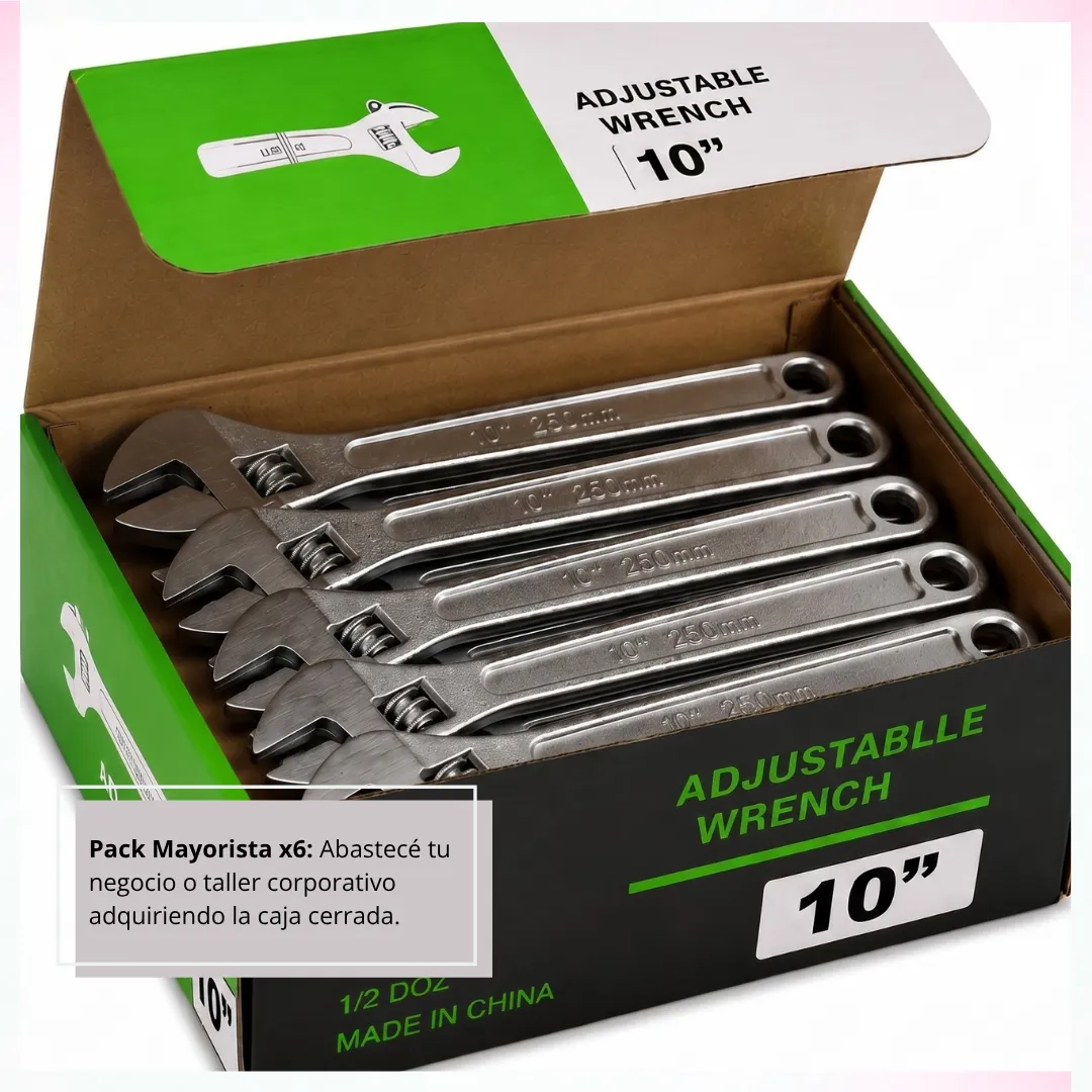 LLAVE FRANCESA 10"(CAJA-6U) COD-1042 - Imagen 5