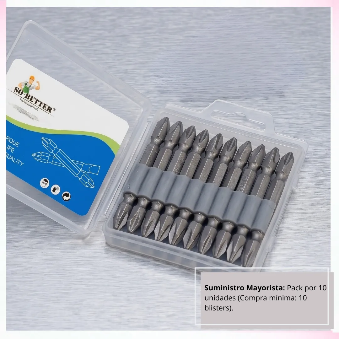PUNTA PH2 LARGA DOBLE (10 BLISTERS) COD-1027 - Imagen 5
