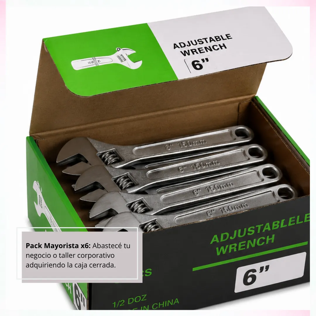LLAVE FRANCESA 6"(CAJA-6U) COD-1040 - Imagen 5