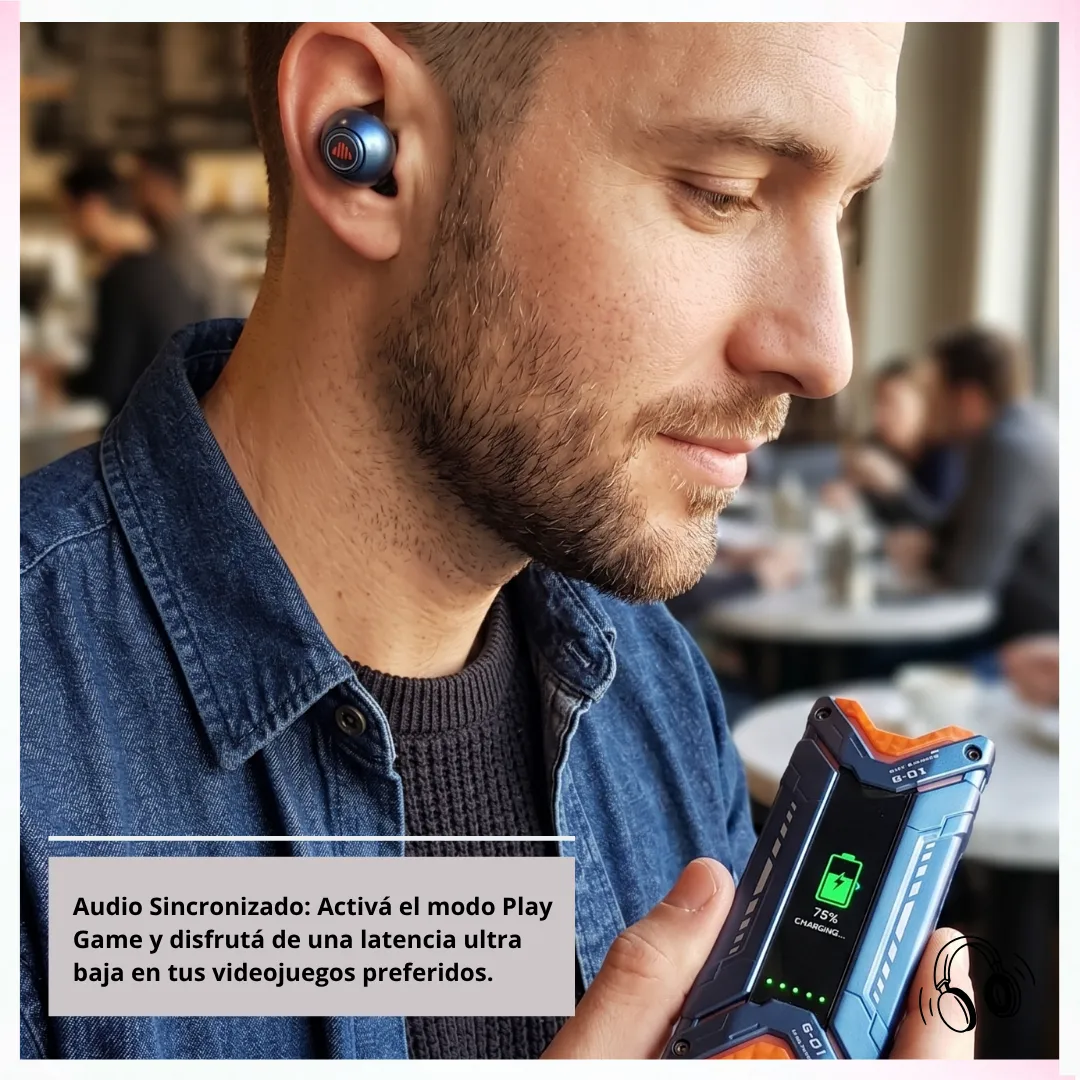 🎧 Auriculares Inalámbricos Gaming M48 – Bluetooth 5.3 con Cancelación de Ruido 🔋 - Imagen 4